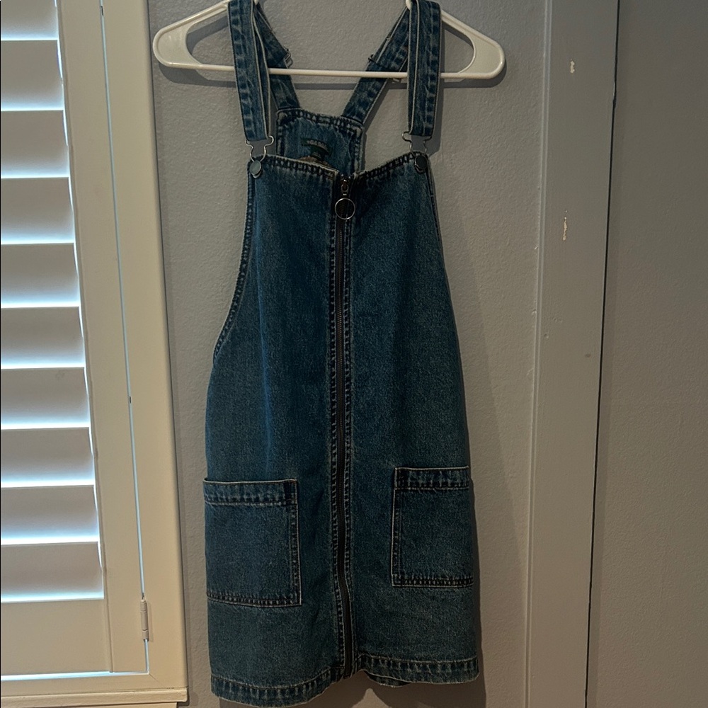 Wild Fable Blue Denim Overall Dress